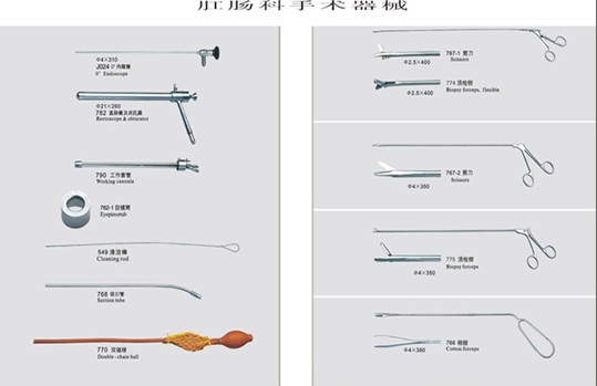 直腸乙狀結(jié)腸鏡手術(shù)器械（直A)