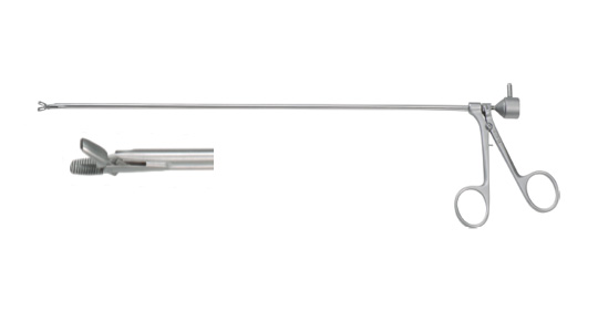 Optical crocodile forceps for endoscope