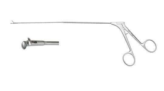 H277 laryngeal forceps (bend waist left open)