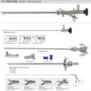 Bayonet cystoscope